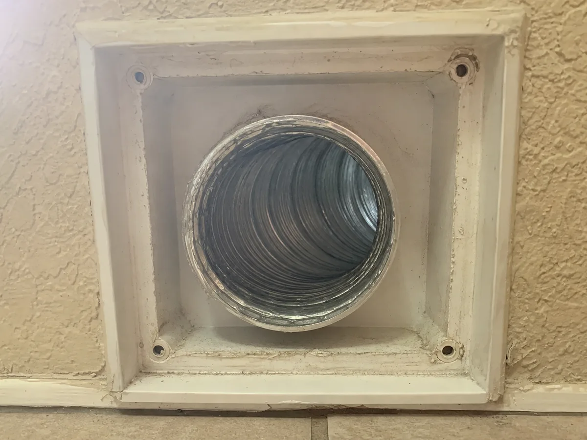Clear dryer vent hood back in service — completed job in Thousand Oaks, CA